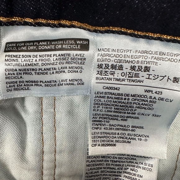 New Without Tags 505 Levi's Jeans Size 31/34 - Picture 3 of 4